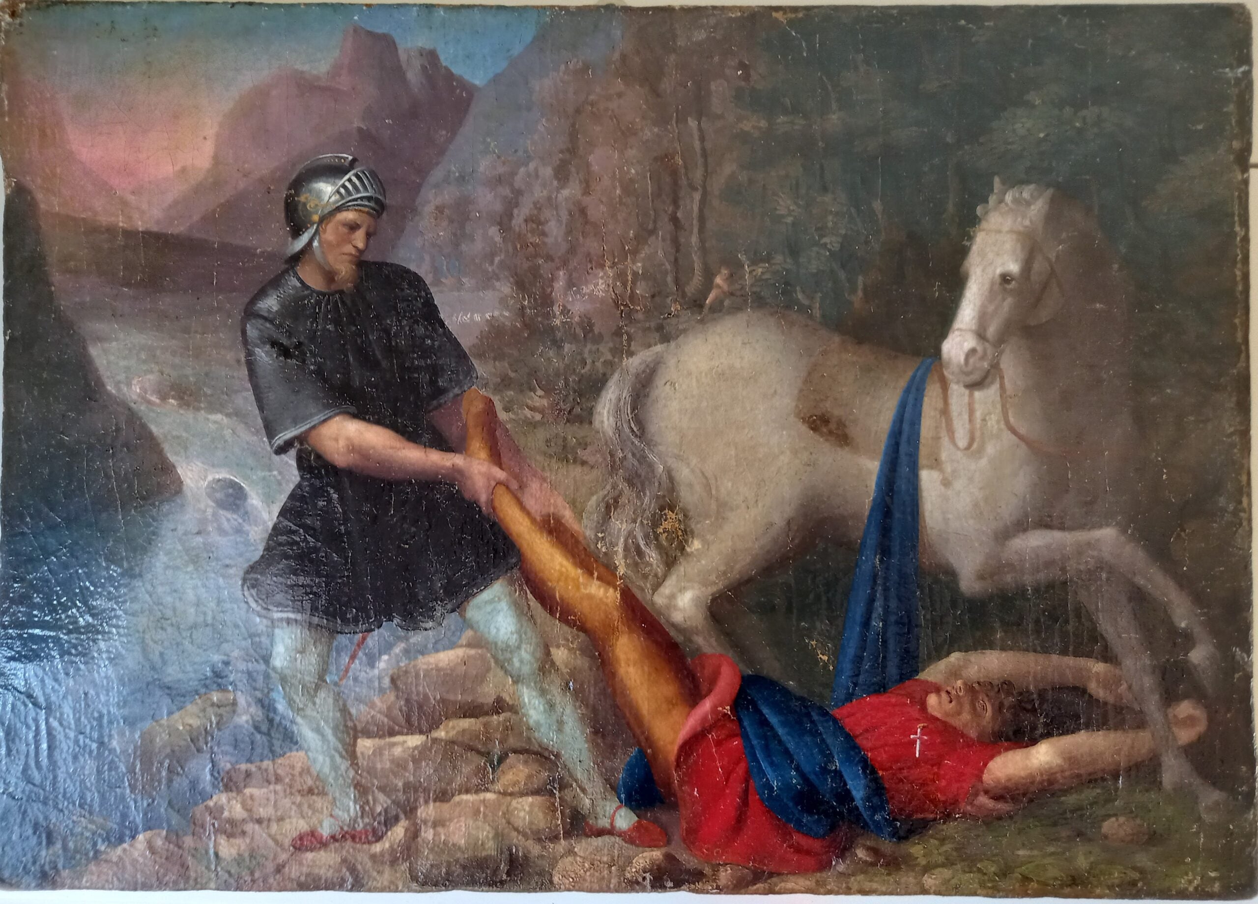 SCENA CON SAN PAOLO - ARTISTA ANONIMO