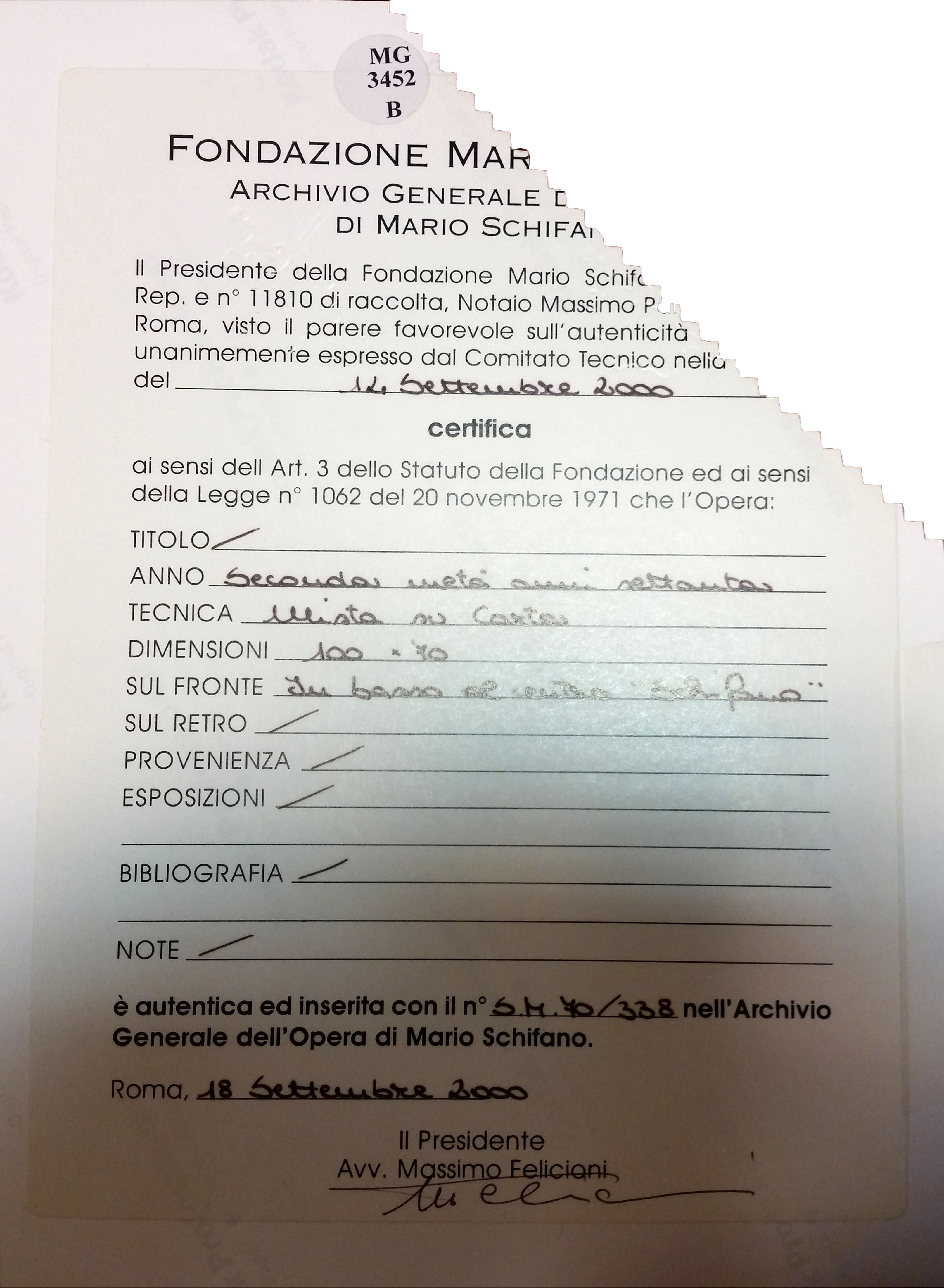 Mario Schifano - Sciatori