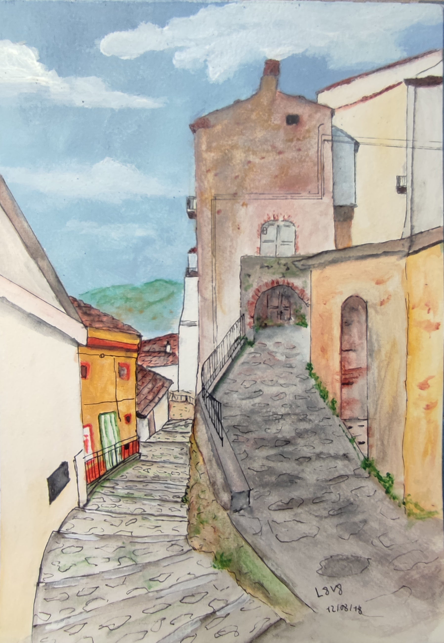 Scorcio, centro storico Chiaromonte