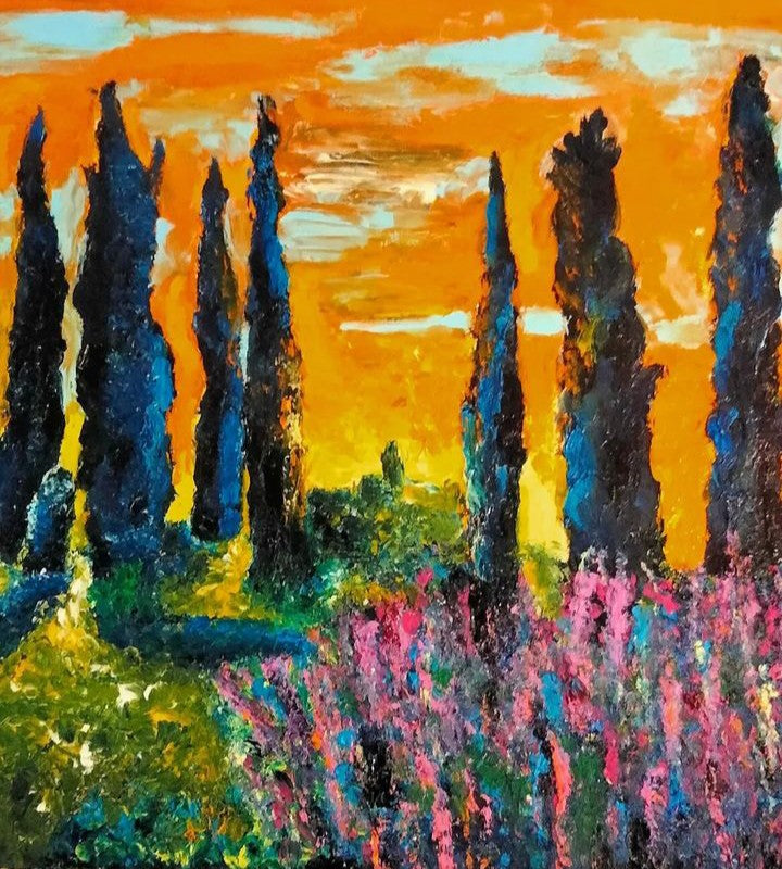 "Ensueño al atardecer"