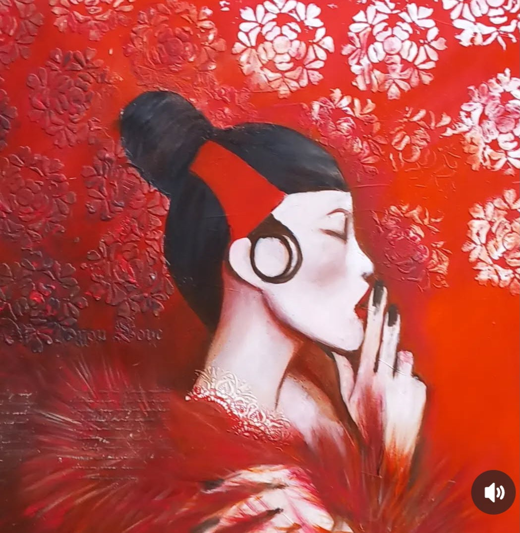 Geisha roja