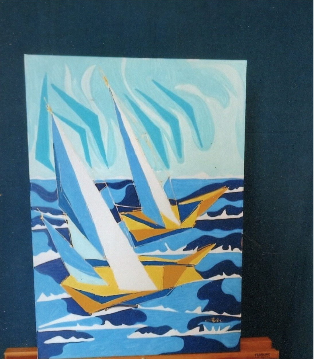 REGATTA ON ROUGH SEAS
