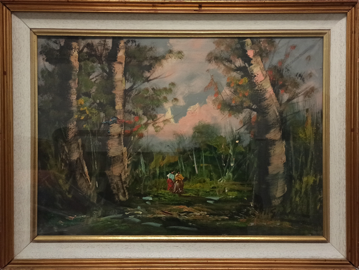 Artista desconocido - Sujetos en el bosque