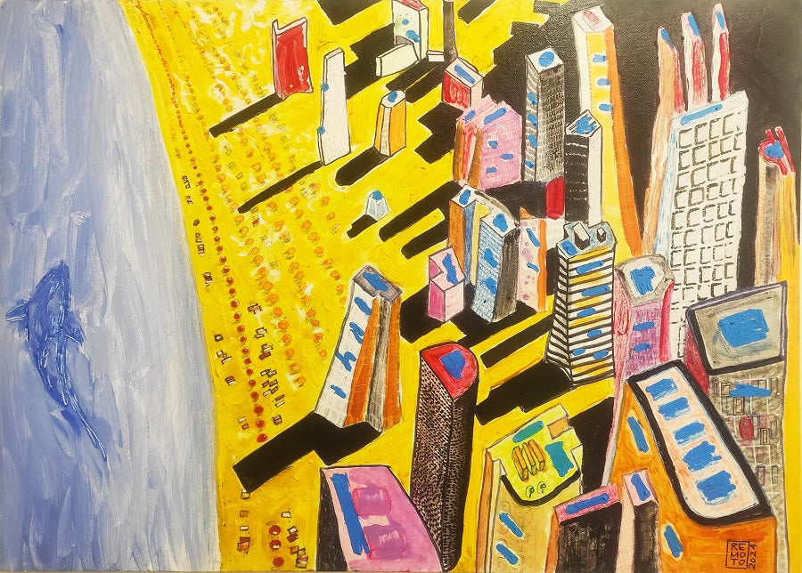 Sotto l’ombra degli edifici