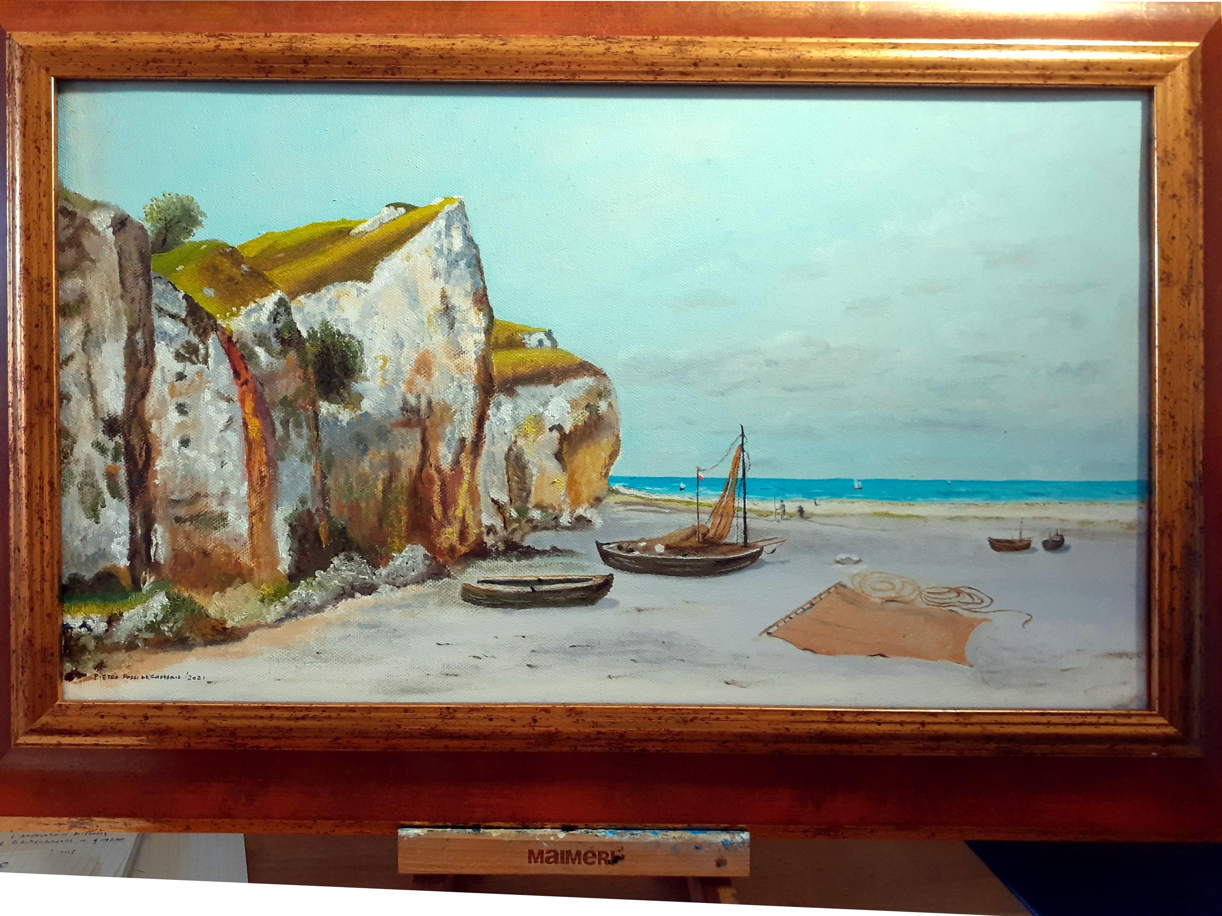 Estudio sobre Gustave Courbet (Plage de Normandie)