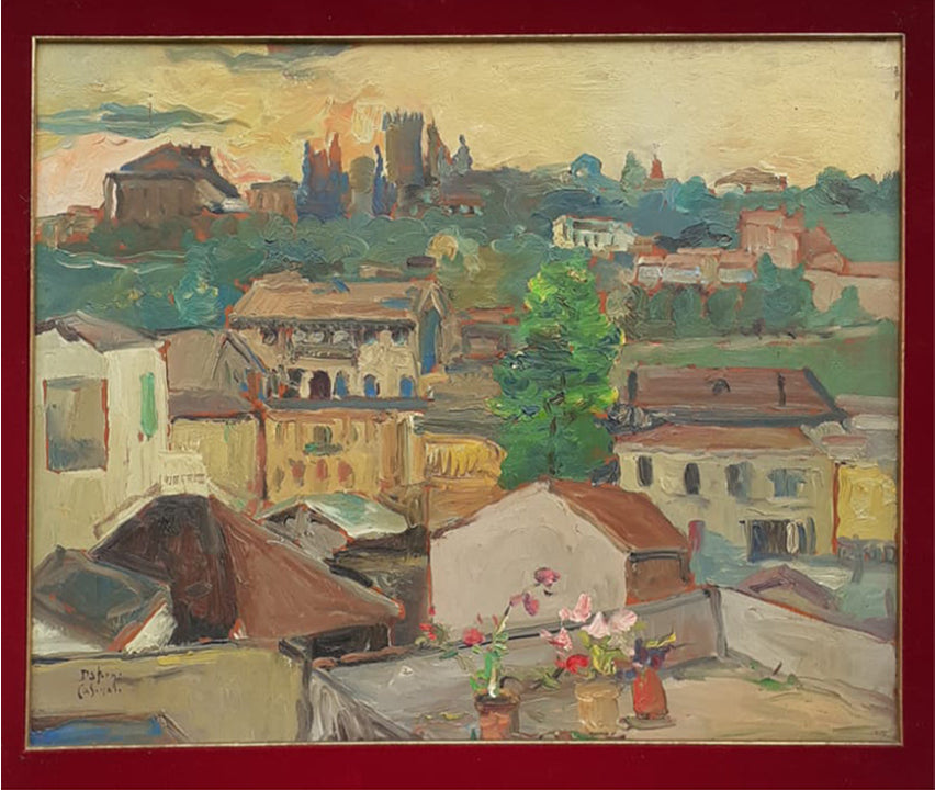 Amelia Da Forno - Paesaggio del castello di Conegliano