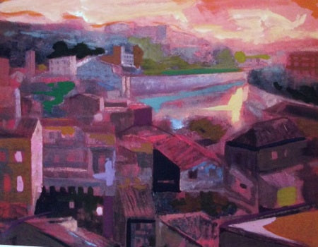 Ugo Attardi - Tramonto romano