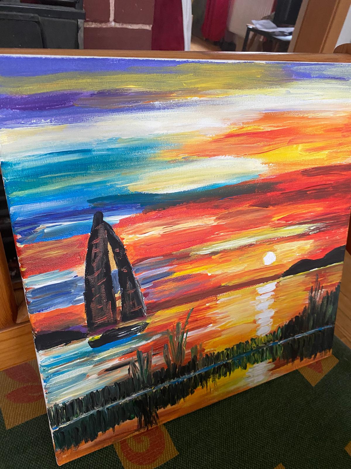 Vela al Tramonto di Fuoco