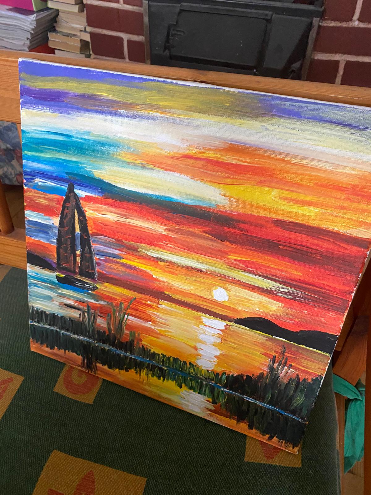 Vela al Tramonto di Fuoco