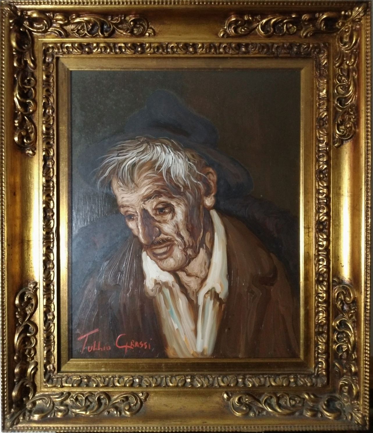 Tullio Grassi - Old Man with Hat