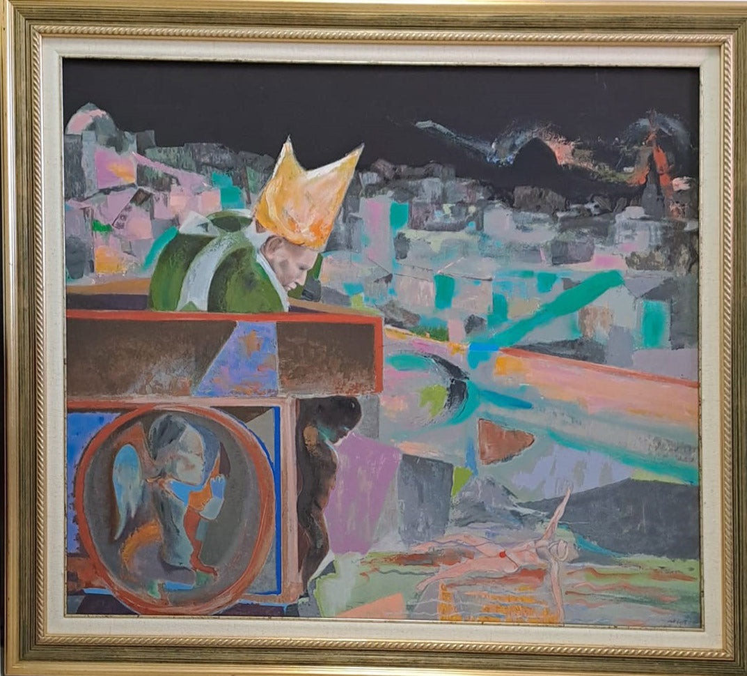 Ugo Attardi - He looked at the sleeping city