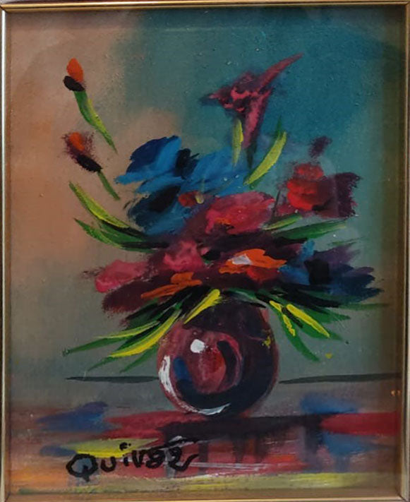 Vittorio Quintavalle - Jarrón con flores