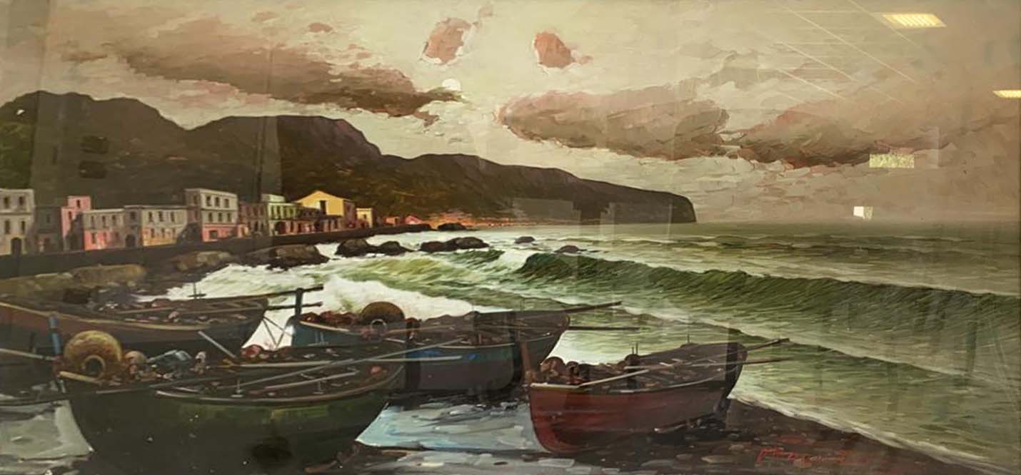 Vittorio Colucci - Atardecer en el mar