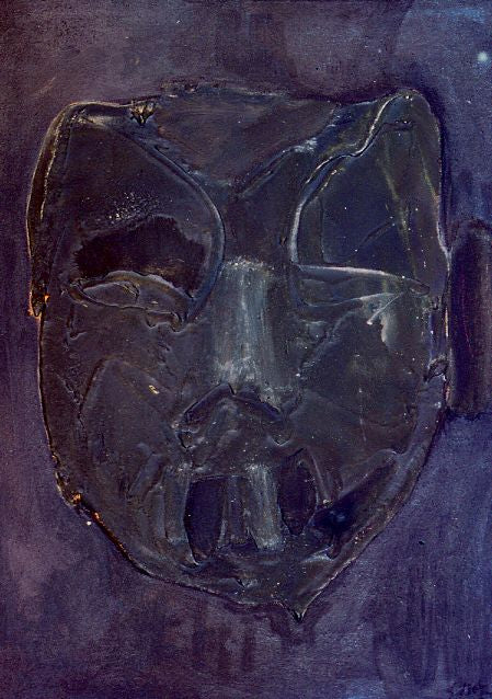 Volto di Giovanni Pittoni, pittura a spatola su cartone pressato, 60 × 80 cm