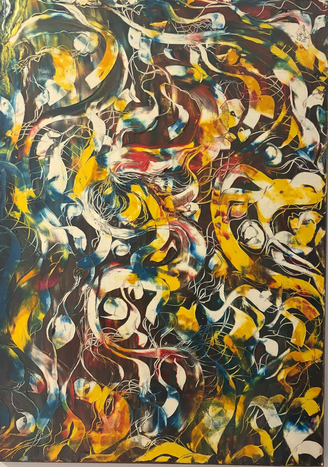Equilibri sospesi, di Rita Pugliese, Olio su tela, 50 x 70 cm