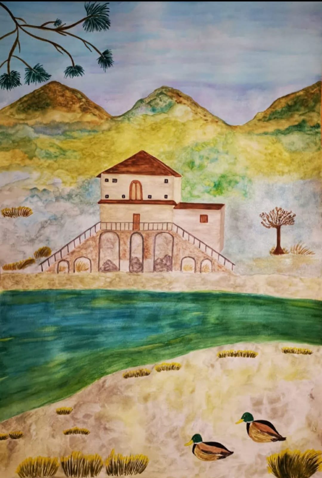 La pequeña iglesia de la Madonna del Lago
