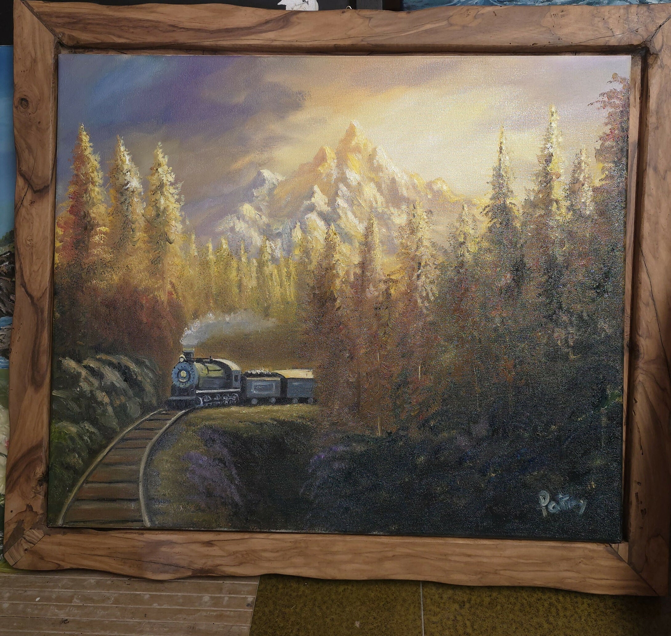 Trenino tra le montagne