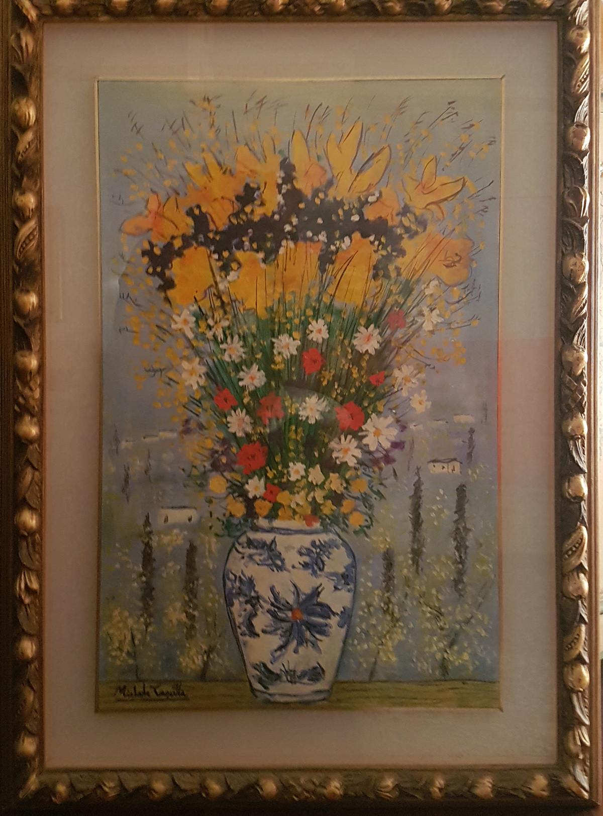 Michele Cascella - Vaso di fiori - VENDERE QUADRI