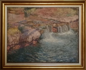 Francisco Gimeno Arasa – Paesaggio con fiume