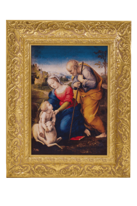 Sacra Famiglia con l’agnello con libro allegato “Le Logge di Raffaello” – San Paolo Patrimonio